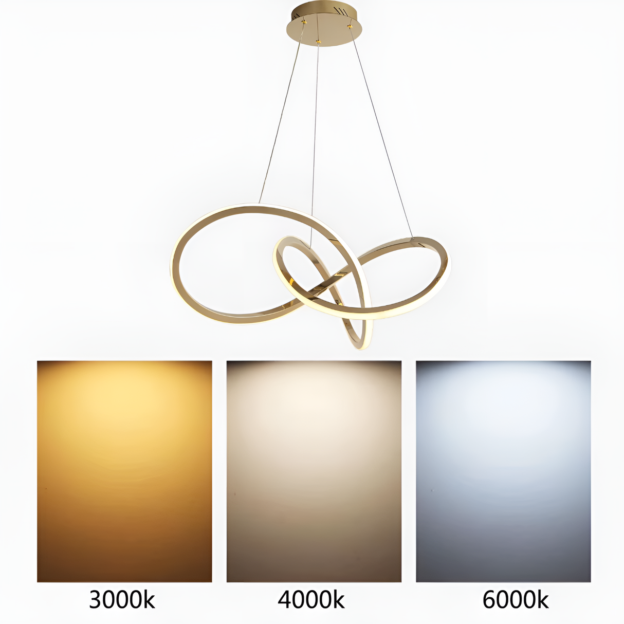 Infinity Pendant Ceiling Light – Luxe Gold