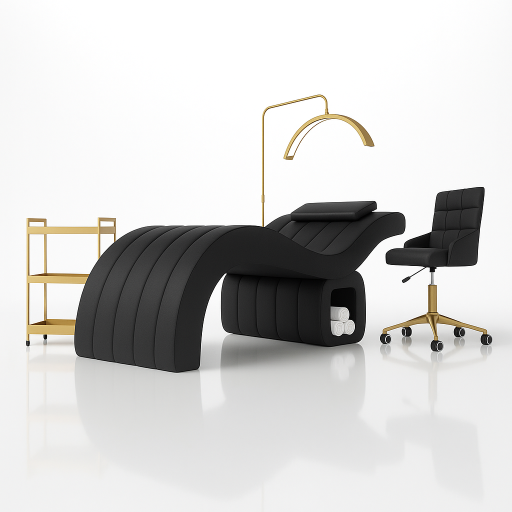 Luxura Curve Salon Bed Set