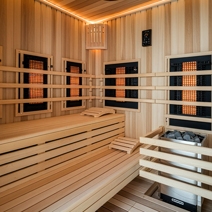 Cube Sauna With Shower