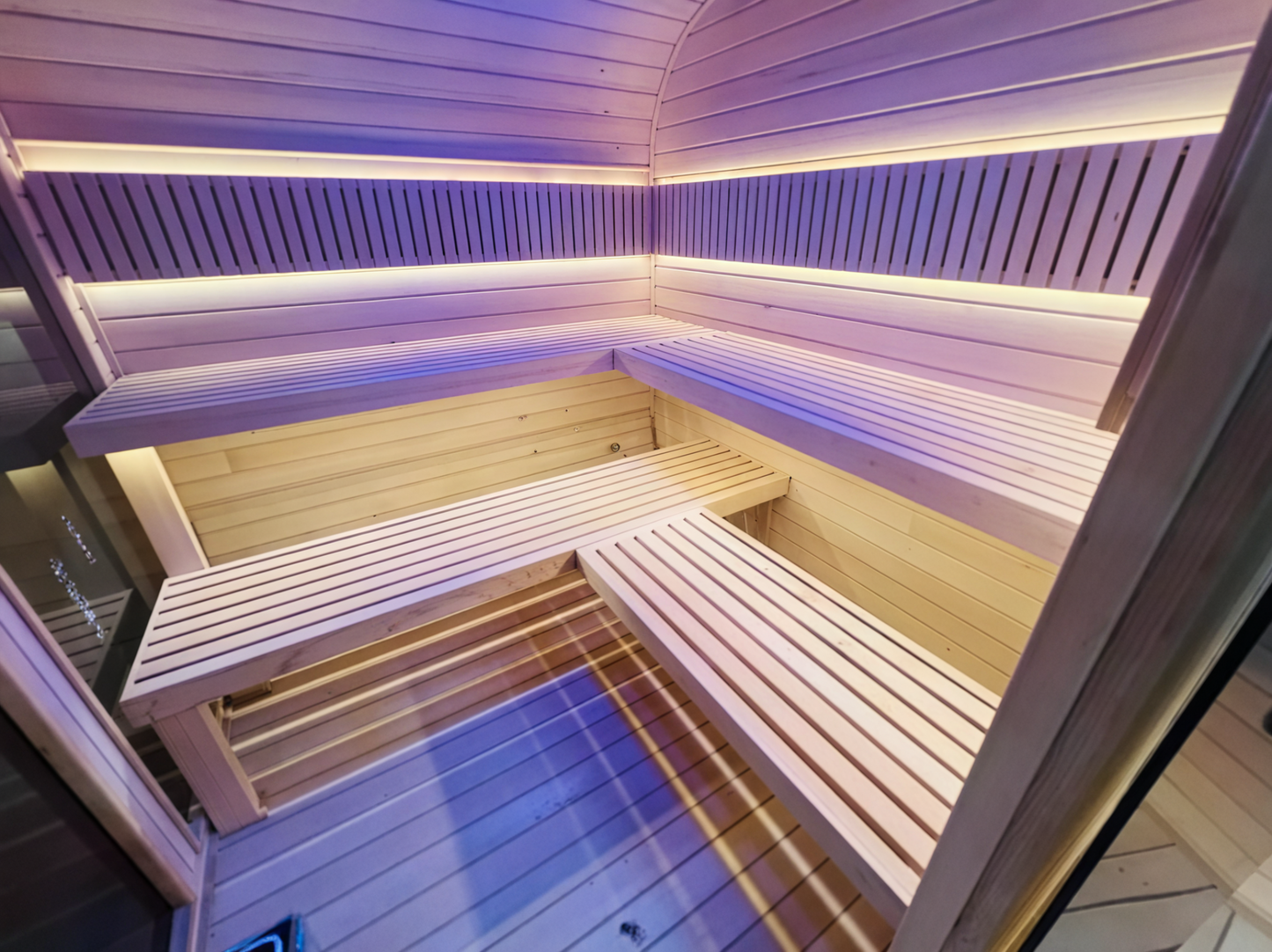 Cube Sauna With Shower