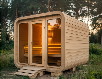 Cube Sauna | Canadian Red Cedarwood