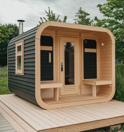 Cube Sauna | Canadian Red Cedarwood