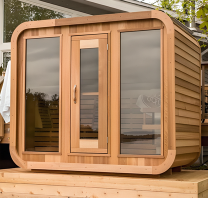 Cube Sauna | Canadian Red Cedarwood