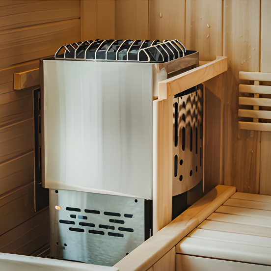 Rectangle Side Door Cedarwood Sauna