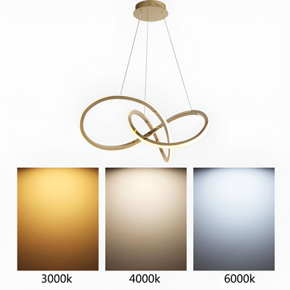 Infinity Pendant Ceiling Light – Luxe Gold
